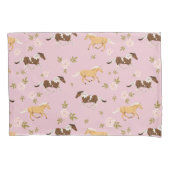 bloempaard kussensloop (Voorkant-Links)