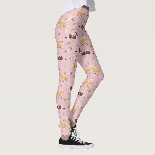  bloempaard leggings (Rechts)