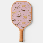  bloempaard pickleball paddle (Achterkant)