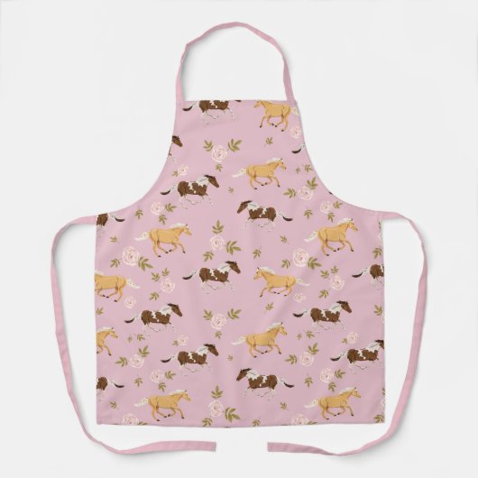  bloempaard schort (Voorkant)