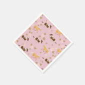  bloempaard servet (Hoek)