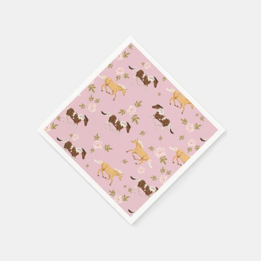  bloempaard servet (Hoek)