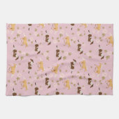 bloempaard theedoek (Horizontaal)