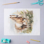 Bloempaard Waterverf Tissuepapier (Craft)