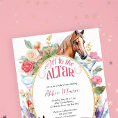 Bloempaarden en cocktails Derby Vrijgezellenfeest Kaart