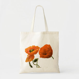 Bloempapaver Bloem Bruidsmeisje Gift Favoriet Trou Tote Bag