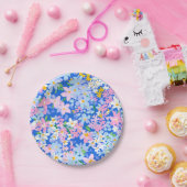 Bloempapier Bord, Bloemen Bord (Feest)