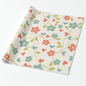 Bloempapier Cadeaupapier (Uitgerold)