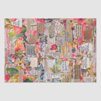 Bloempapier Collage Mixed Media Tissue Paper Tissuepapier