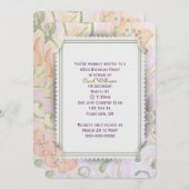 Bloempapier en Lijst Party Kaart (Voorkant / Achterkant)