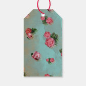  bloempapier - Label met cadeau Cadeaulabel (Achterkant)