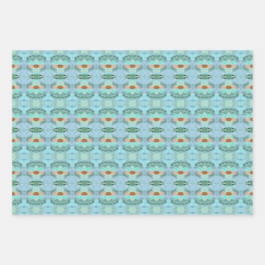 Bloempapier met motief inpakpapier vel (Voorkant 2)