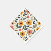 Bloempapier servetten (Hoek)