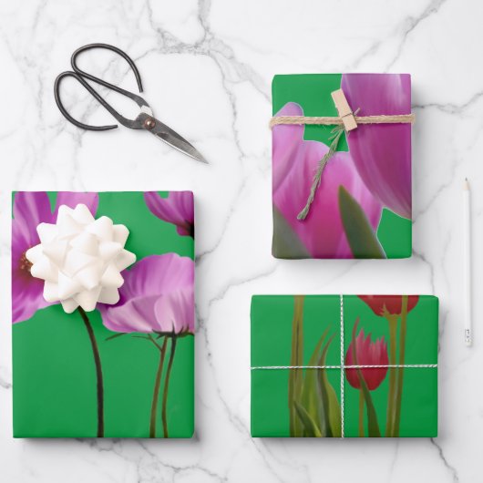 Bloempapiervellen Inpakpapier Vel (Voorkant)
