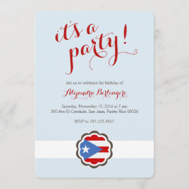 Bloempartij: Puerto Ricaanse vlag Kaart