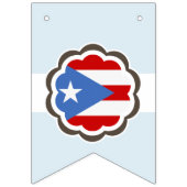 Bloempartij: Puerto Ricaanse vlag Vlaggetjes (Eerste vlag)