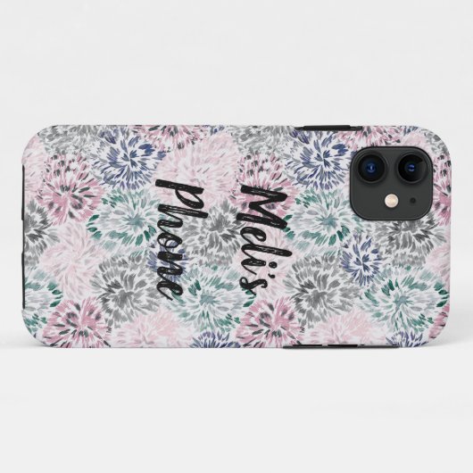 bloempastel Case-Mate iPhone case (Achterkant (horizontaal))