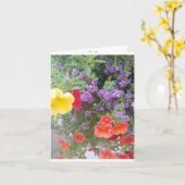 bloempastel kaart (Gele Bloem)