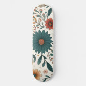 Bloempastelbloesems Persoonlijk Skateboard (Voorkant)