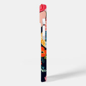 Bloempatchwork kat Case-Mate iPhone case (Achterkant / Links)