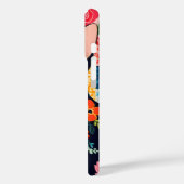 Bloempatchwork kat Case-Mate iPhone case (Achterkant / Links)