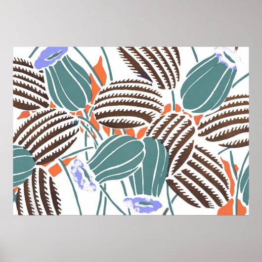 bloempatronen A Poster (Voorkant)
