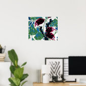 bloempatronen C Poster (Thuiskantoor)
