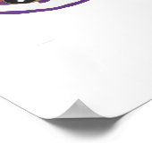  bloempatronen, elegant Art Nouveau Poster (Hoek)