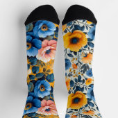 bloempatronen Oneven Mismatched Sokken (Top)
