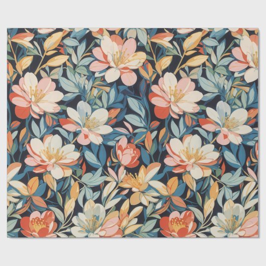 Bloempatroon 10 | Inpakpapier (Vlak)