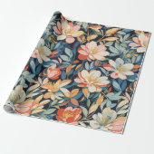 Bloempatroon 10 | Inpakpapier (Uitgerold)