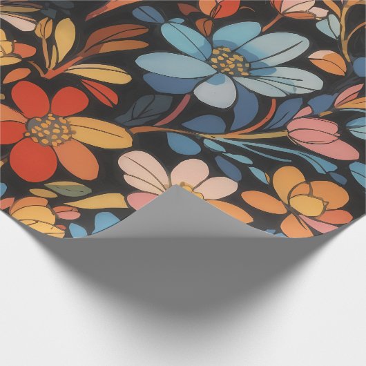 Bloempatroon 12 | Inpakpapier (Hoek)