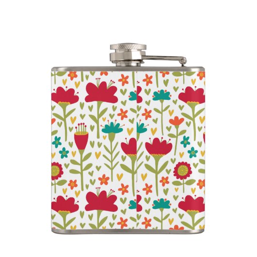 Bloempatroon 270515 heupfles (Achterkant)