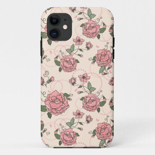 Bloempatroon 5 Case-Mate iPhone case (Achterkant)