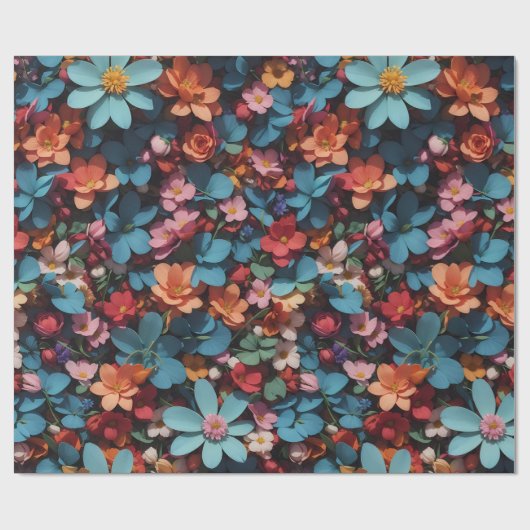 Bloempatroon 6 | Inpakpapier (Vlak)