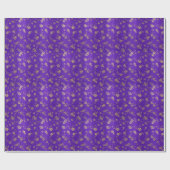 Bloempatroon | Amethyst Bloesem Cadeaupapier (Vlak)