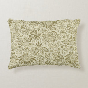 Bloempatroon Antiek Damask Paisley Accent Kussen