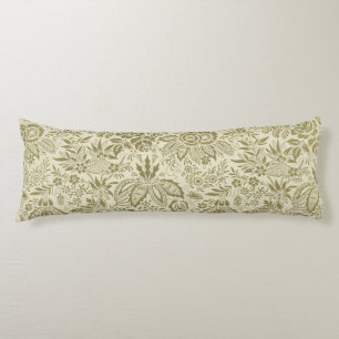 Bloempatroon Antiek Damask Paisley Lichaamskussen