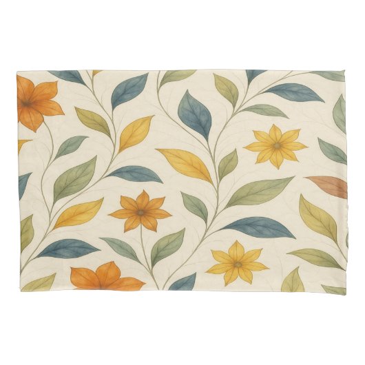 Bloempatroon Aquarel – Syrell Kussensloop (Voorkant)