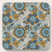  bloempatroon bier onderzetter (Voorkant)