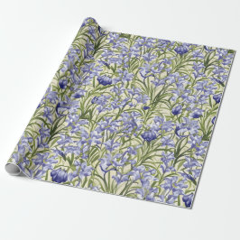 Bloempatroon Bluebell Bloemen Cadeaupapier