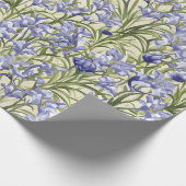 Bloempatroon Bluebell Bloemen Cadeaupapier (Hoek)