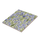 Bloempatroon Bluebell Bloemen Tegeltje (Zijkant)