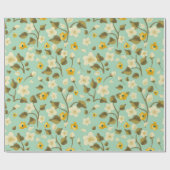 Bloempatroon Cadeaupapier (Vlak)