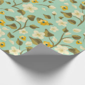 Bloempatroon Cadeaupapier (Hoek)