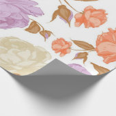 Bloempatroon Cadeaupapier (Hoek)