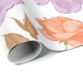 Bloempatroon Cadeaupapier (Rol Hoek)