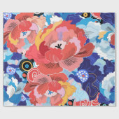 Bloempatroon Cadeaupapier (Vlak)