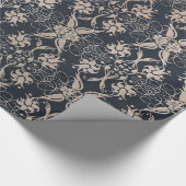  bloempatroon cadeaupapier (Hoek)