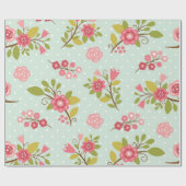 Bloempatroon Cadeaupapier (Vlak)